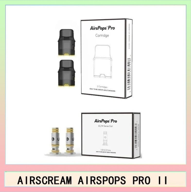 Airscream Airspops 芯 AIRSCREAM AIRSPOPS PRO II氣泡2代煙彈空倉霧化芯成品芯