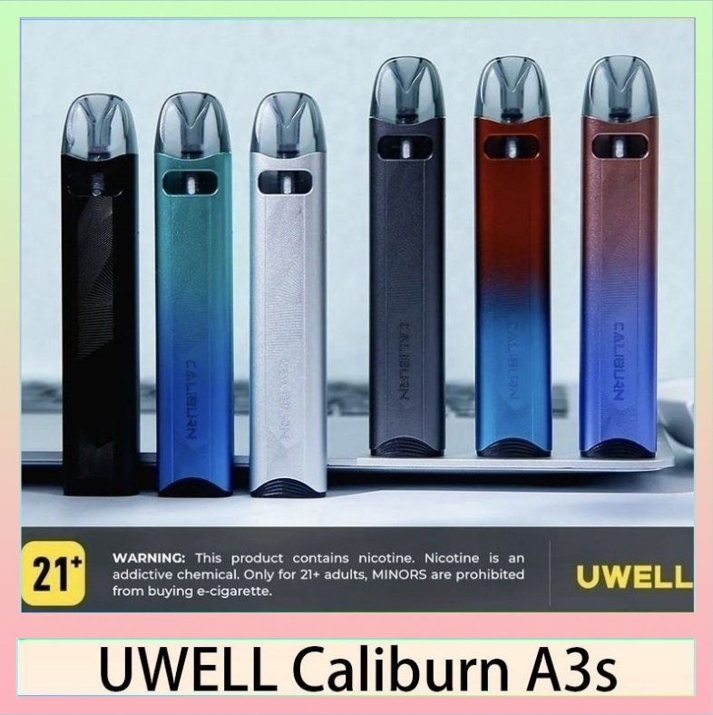 UWELL CALIBURN A3s UWELL Caliburn A3S咖哩棒A3S POD電子煙主機官網評價說明書